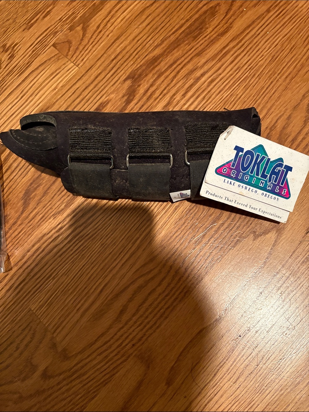 Black Neoprene Equine Splint Boot